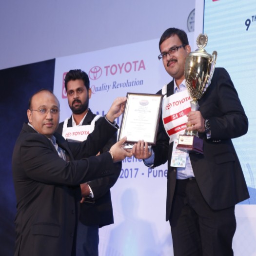1st Prize in Toyota  9th National Seminar in SA T-TEP Category