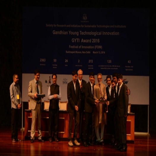 Gandhian Young Technological Innovation (GYTI) Award-2016