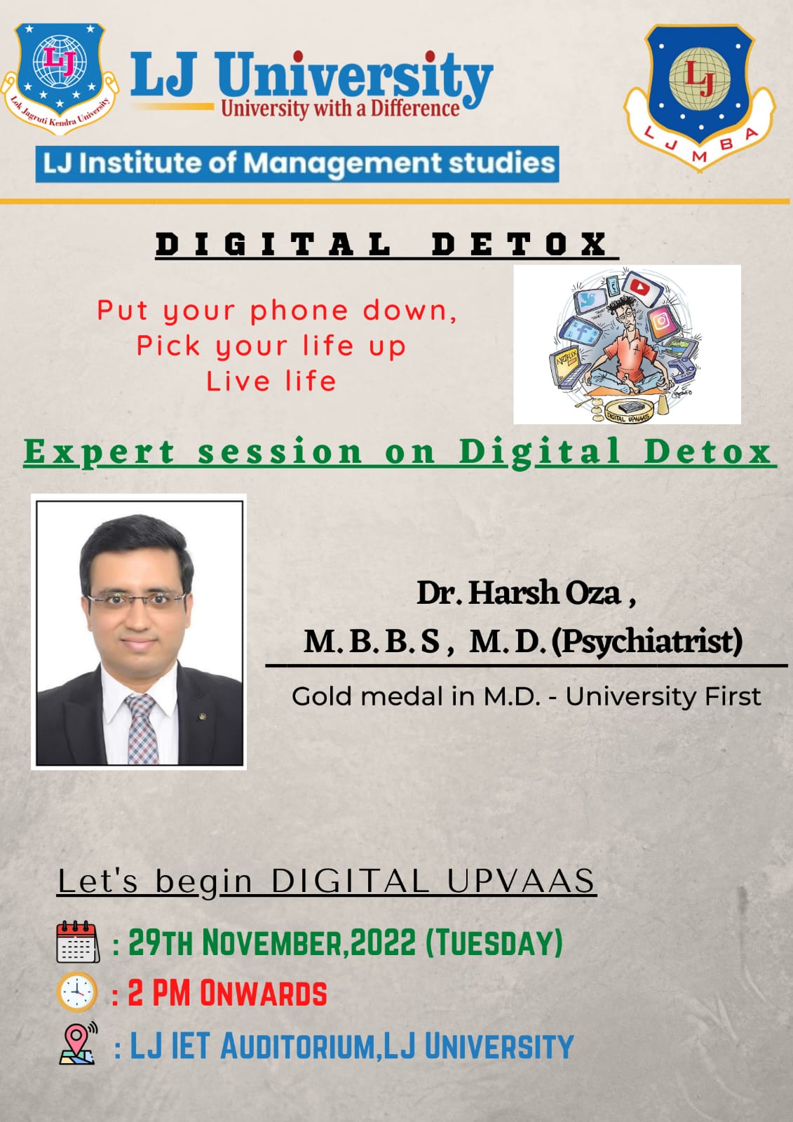 Digital Detox by Dr. Harsh Oza